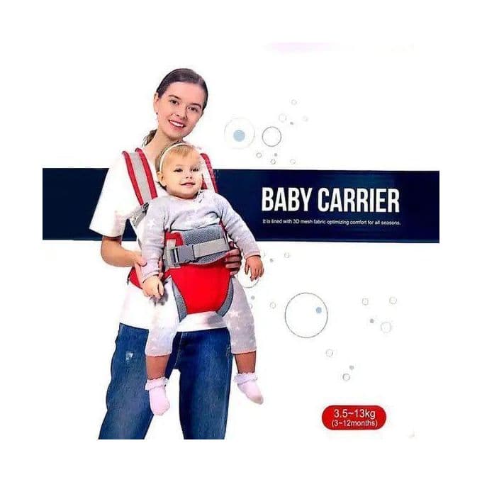 Ergonomic 3D Mesh Baby Carrier with Secure Straps - Multicolor