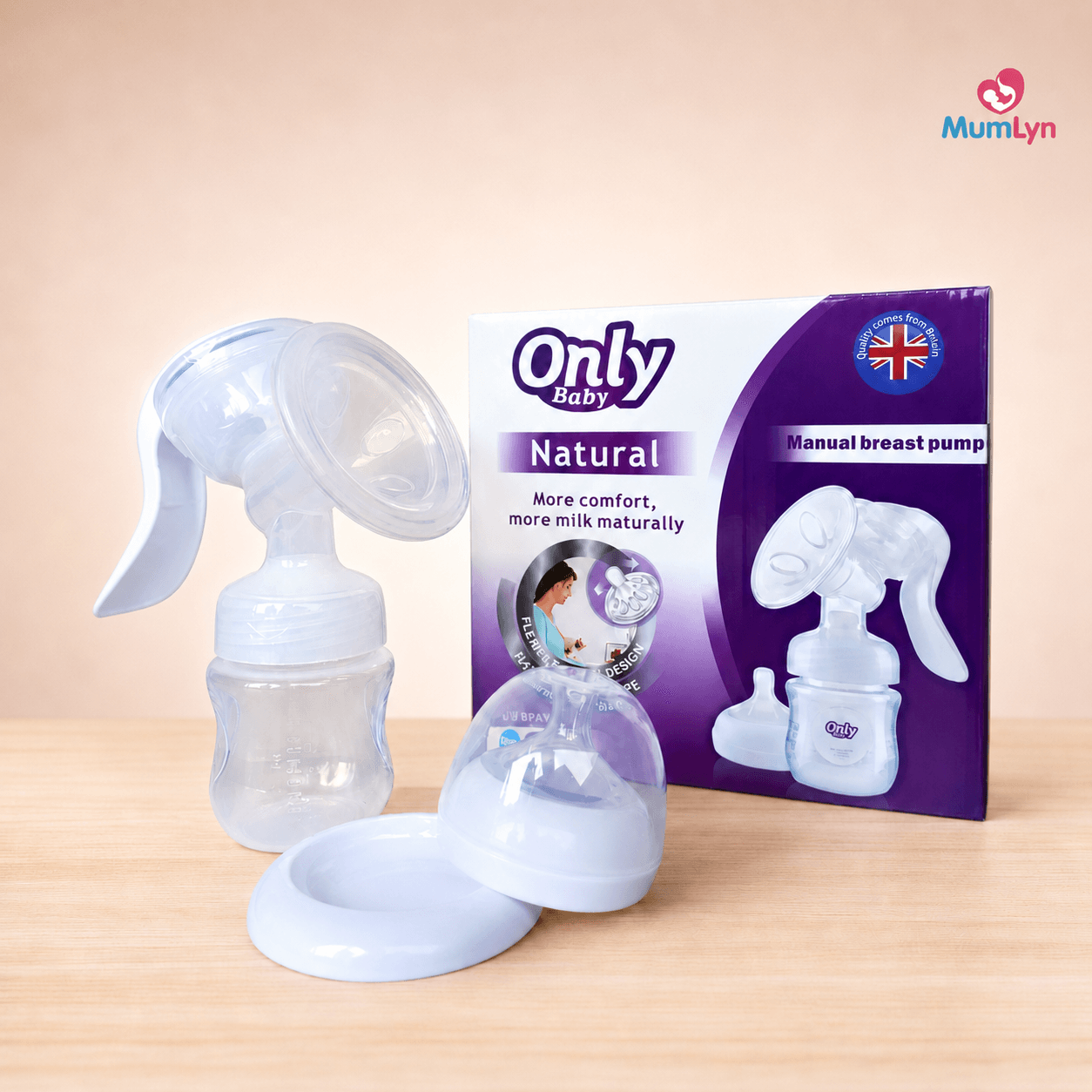 Only Baby Natural Manual Breast Pump - 125ml