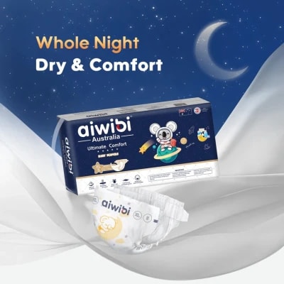 Aiwibi Ultimate Comfort Baby Diapers M 6–11kg – 54 Pcs