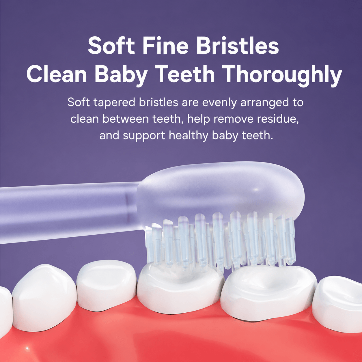 Baby Silicone Toothbrush & Teether 3pcs Set – Any Color