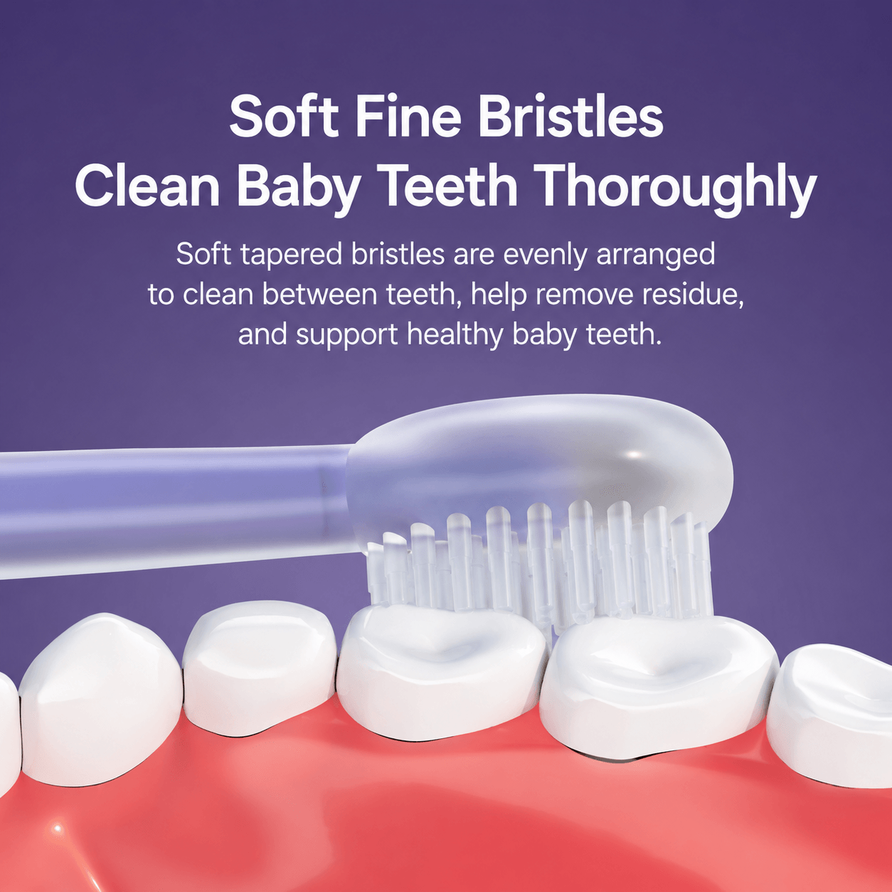 Baby Silicone Toothbrush & Teether 3pcs Set – Any Color