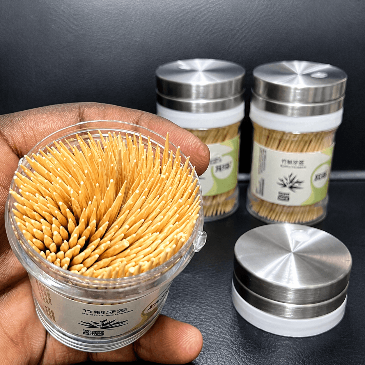 Natural Bamboo Toothpick Dental Floss Oral Care Accessories – 1 Box (Imported from China)