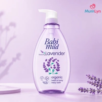 Babi Mild Double Milk Baby Bath – Lavender 180ml
