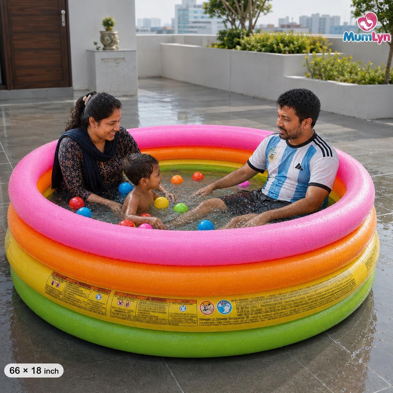 Intex 66 × 18 inch Swimming Pool with Free Gifts
