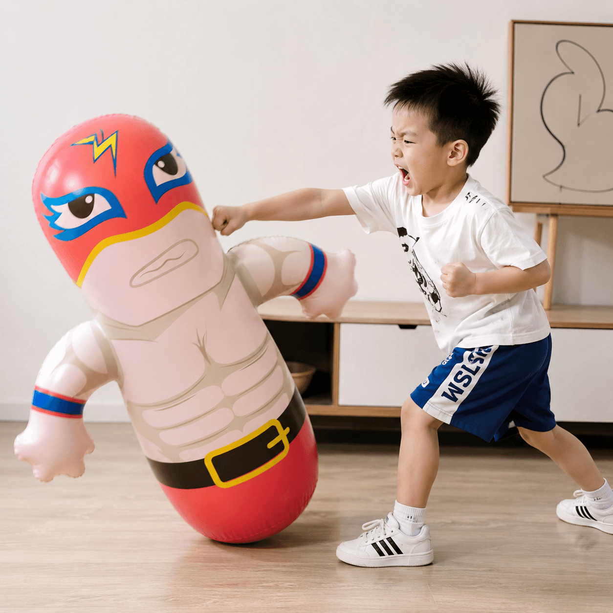 Kids Inflatable Superhero Punching Bag – 3 Feet