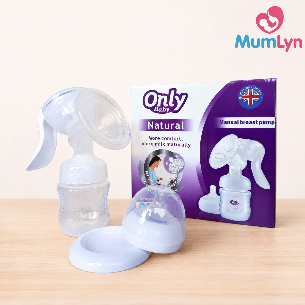 Only Baby Natural Manual Breast Pump - 125ml