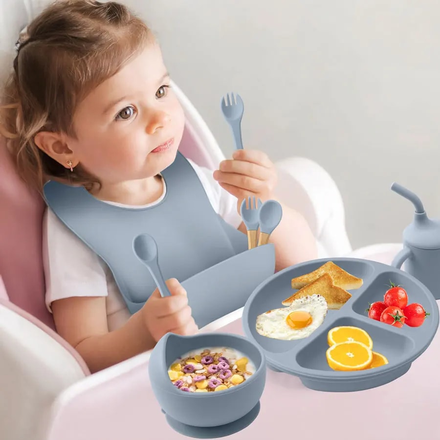 Silicone Feeding Set (6 Pcs)