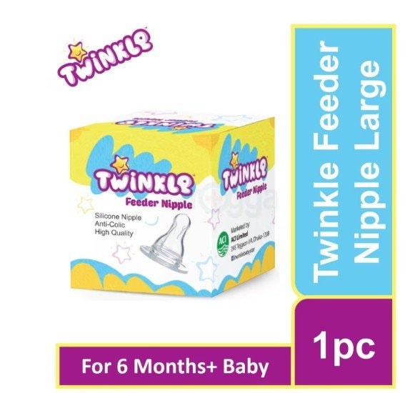 Twinkle Feeder Nipple Large 6months+