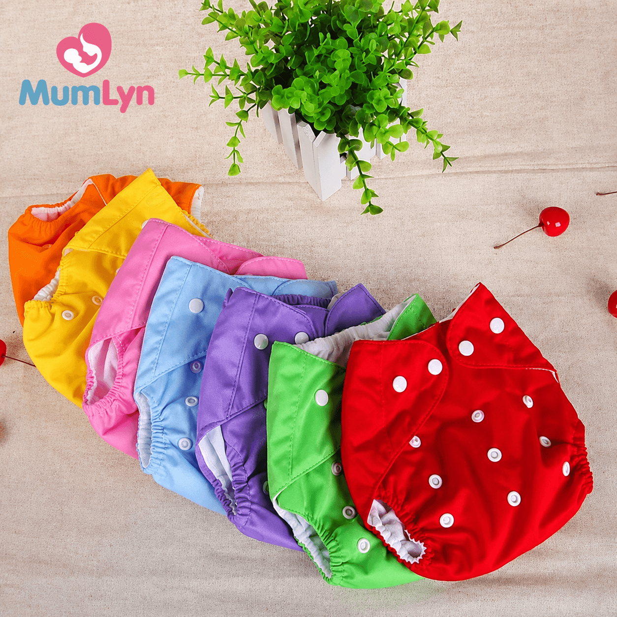 Baby Washable & Adjustable Reusable Diaper with 1 Nappy Pad – 0–18 Months – 1pc