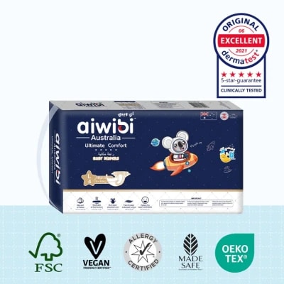 Aiwibi Ultimate Comfort Baby Diapers L 9–14kg – 48 Pcs
