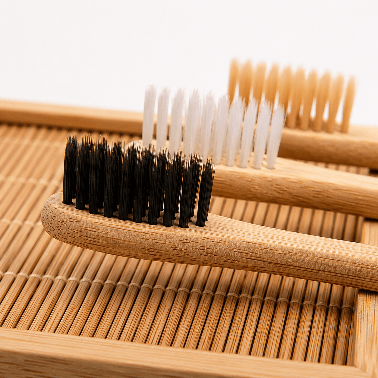 Green Low Carbon Degradable Bamboo Charcoal Soft Toothbrush – 1pcs