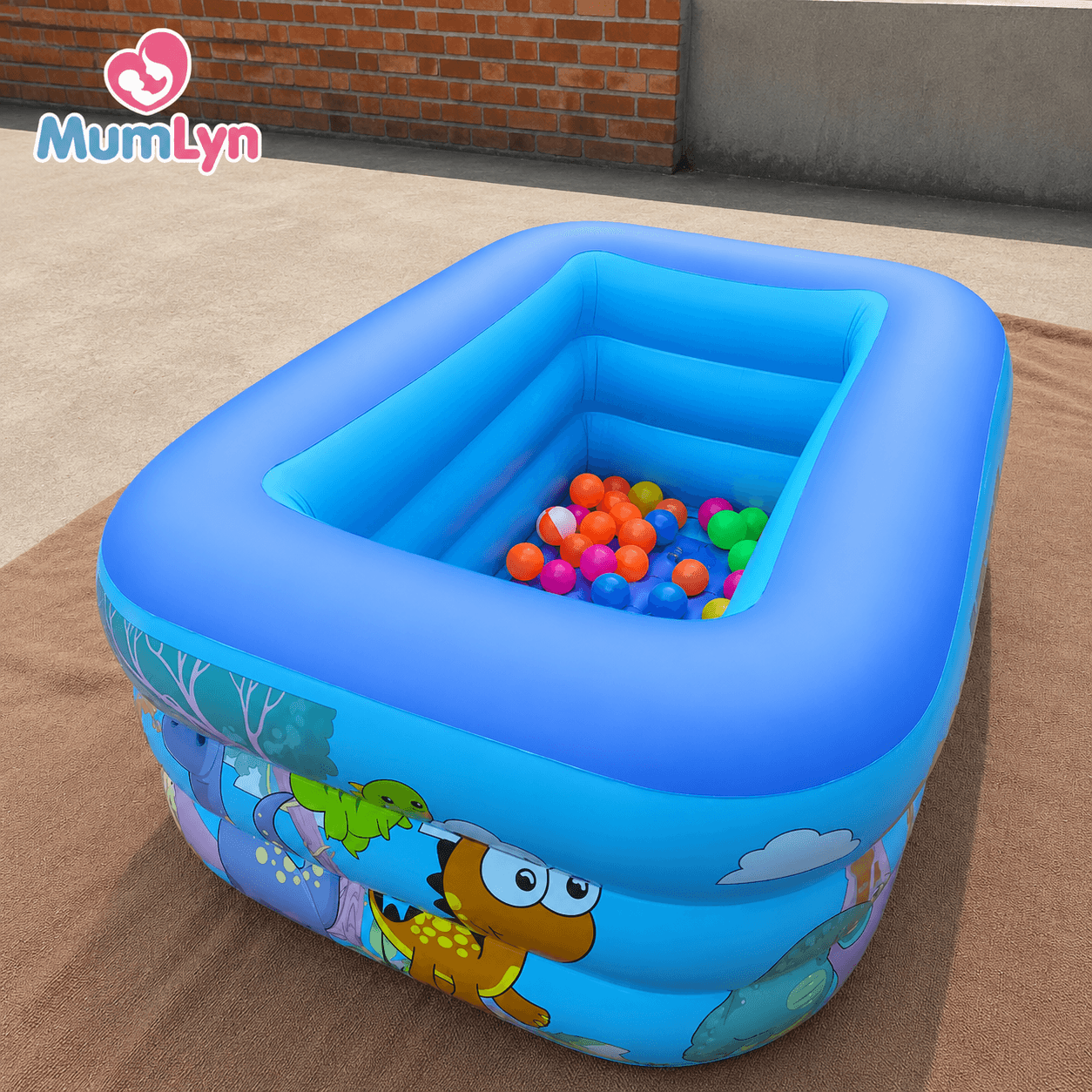 BBL Kid’s Pool 130cm (4 feet) (With Electric Air Pump + 30 Free Balls)