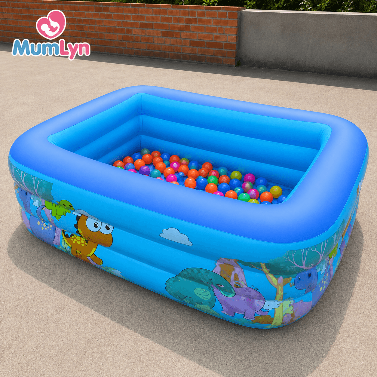 BBL Kid’s Pool 130cm (4 feet) (With Electric Air Pump + 30 Free Balls)
