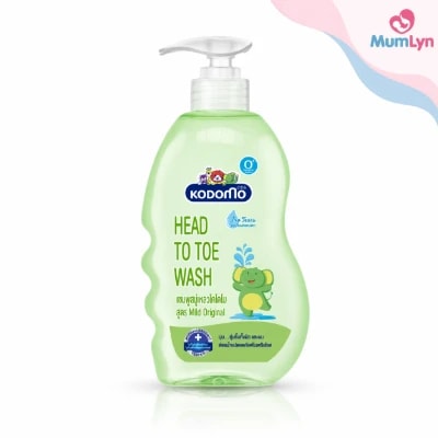 Kodomo Organic Head-to-Toe Wash with Jojoba Oil 400ml