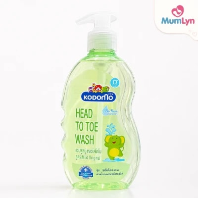 Kodomo Organic Head-to-Toe Wash with Jojoba Oil 400ml