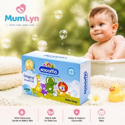 Kodomo Baby Soap Original with Moisturizer for 0+ Baby - 75g