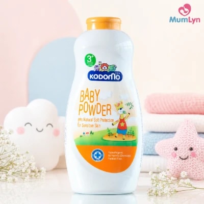 Kodomo Baby Powder Natural Soft for Sensitive Skin 350g